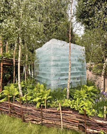 exhibición de flores de chelsea 2022 el jardín del santuario del jardín de hielo del hombre de las plantas