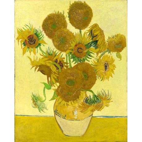 Vincent van Gogh- Zonnebloemen, gespannen canvas