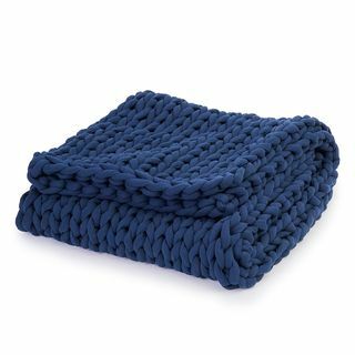 Вязаное одеяло с утяжелением