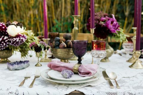 Violetinė, serviravimo indai, levandos, indai, gėlė, žiedlapis, violetinė, gėlininkystė, gėlių išdėstymas, centras, 