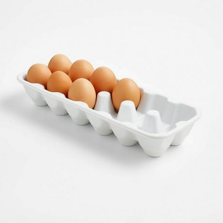 Caja de cerámica para una docena de huevos