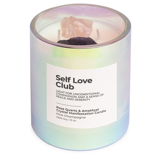 Self-Love Club Crystal Manifestation Candle