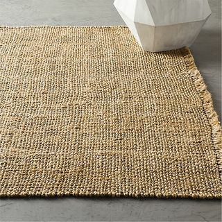 Leno Prírodný ručne tkaný jutový koberec