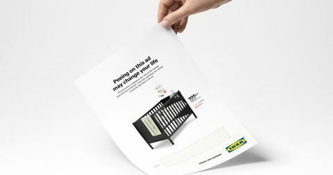 Ikea запускает рекламу, на которую можно пописать