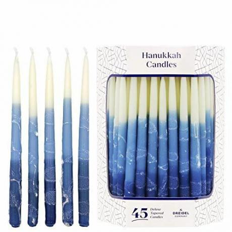 Lumânări Hanukkah decorate manual