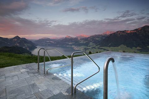 Hotel Villa Honegg v Ennetbürgen, Švajčiarsko