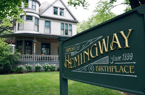 domáce múzeum rodného domu Ernesta Hemingwaya v Oak Park Illinois