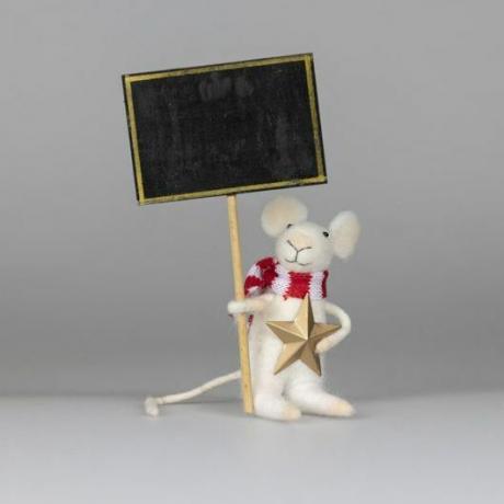 Филцова мишка с черна дъска