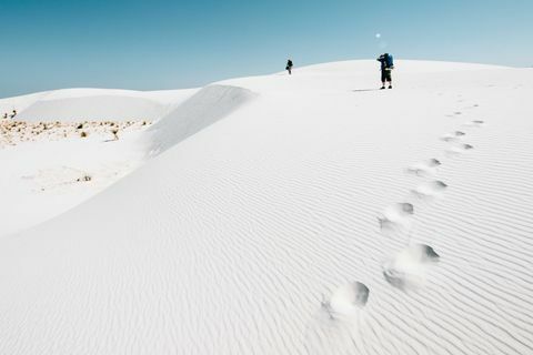 Valkoisen hiekan kansallispuisto New Mexicossa