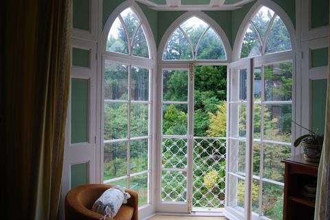 Brookdale - Devon - ροζ εξοχικό σπίτι - παράθυρο - δύναμη και γιοι