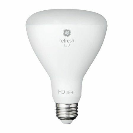 GE Refresh 2-pak 65 W ækvivalent dæmpbart dagslys Br30 LED lysarmatur pære