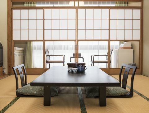 Ruang makan khas Jepang