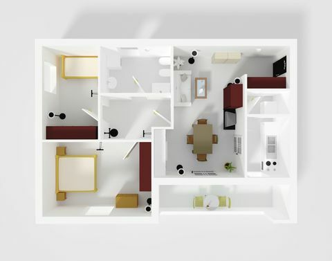 Arkitektonisk modell av hjemmet