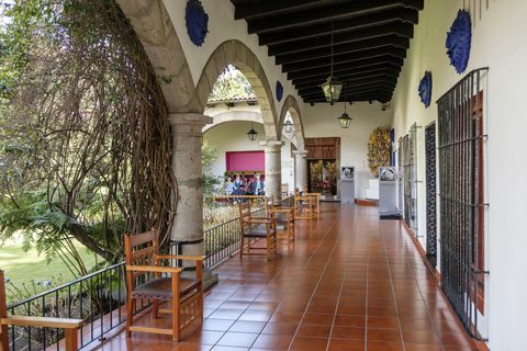 museo dolores olmedo avec la célèbre collection de frida kahlo et diego rivera, mexico, mexique