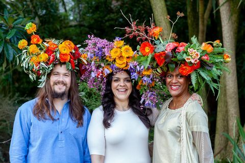 Steve Horrell, Sabrina Ghayour und Arit Anderson - Kampagne zum Gartentag 2019