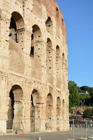 romersk colosseum ren arena