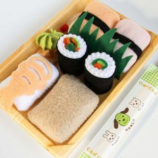 Set de sushi de fieltro