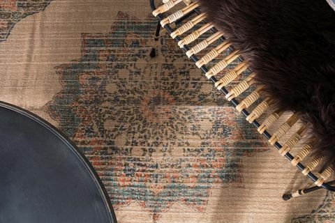 Cuckooland, wiejski dywan tkany w azteckim druku