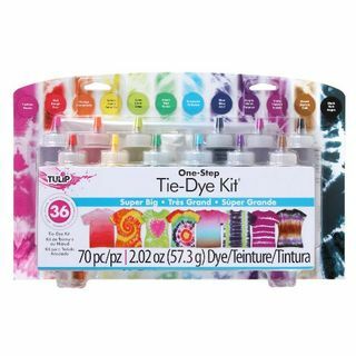 Yksivaiheinen Tie-Dye Kit Super Big 12 väriä