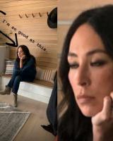 Joanna Gaines trollt sich während des Magnolien-Shootings auf Instagram