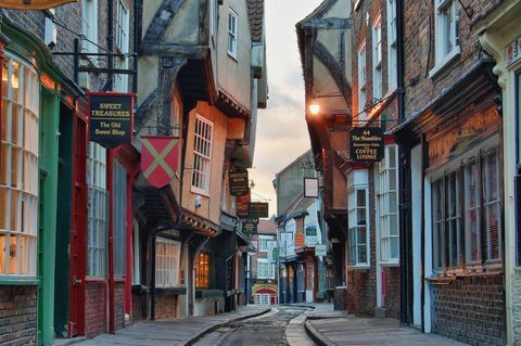 Străzile vechi din York