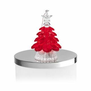 Red Tree Candle Magnet