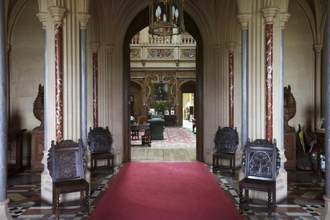 Dagligt liv på Highclere Castle hem till tv -programmet Downton Abbey