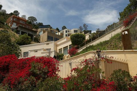 Brittany Murphy's huis in de heuvels van Hollywood