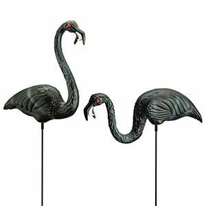 Gigantische zombie-flamingo's