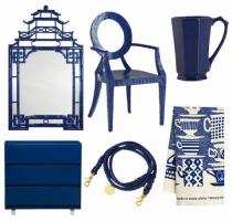 Accessoires pour la maison bleu marine vif