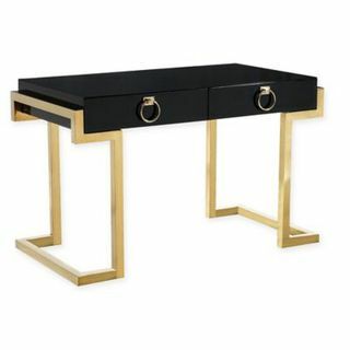Psací stůl TOV Furniture Majesty v černé barvě