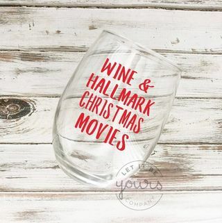 Hallmark Movies wijnglas