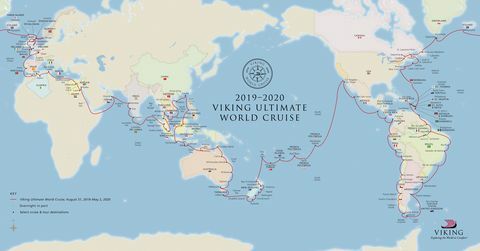 Cruise rundt om i verden