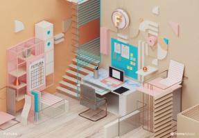 7 diseños de oficina en casa inspirados en fuentes clásicas