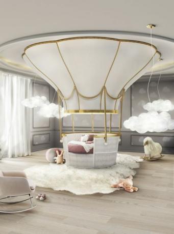 otroška postelja z zračnim balonom Circle Fantasy