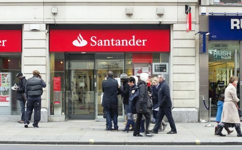 Banque Santander, centre de Londres