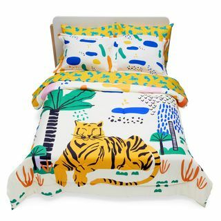 Conjunto de roupa de cama Jungle Tiger