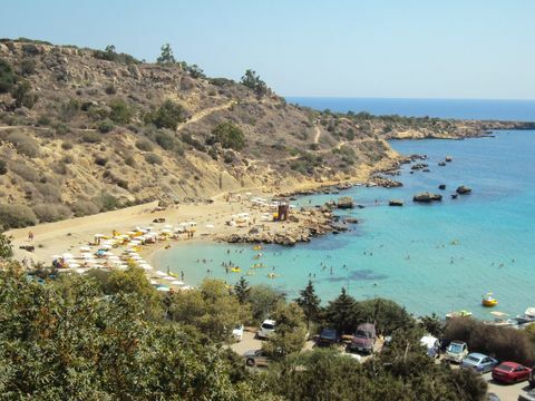 Ayia Napa strand Ciprus