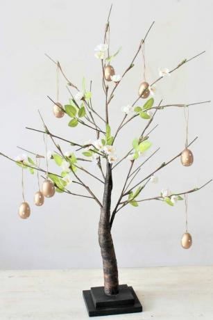 White Blossom Easter Display Tree