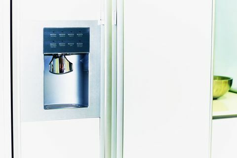 Wasserspender eines Kühlschranks