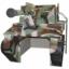 Camouflage legertank stapelbed van Sweet Retreat Kids