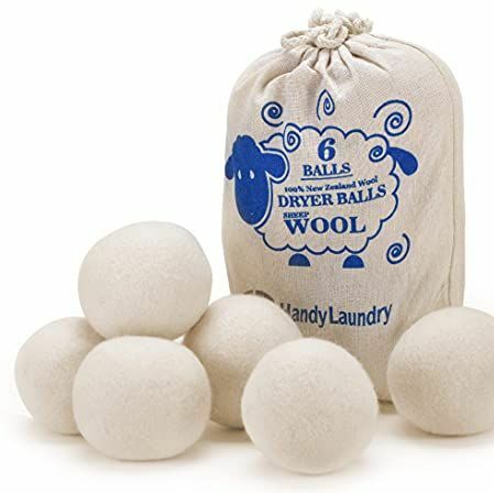 Trocknerbälle aus Wolle