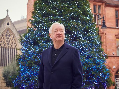 माइकल क्रेग-मार्टिन कनॉट होटल क्रिसमस ट्री 2018 फोटो