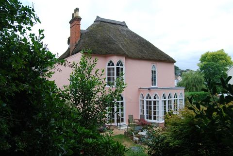 Brookdale - Devon - ροζ εξοχικό σπίτι - θέα στον κήπο - δύναμη και γιοι