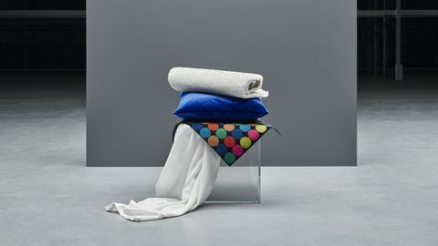 Výrobky Ikea vyrobené z recyklovaného polyesteru