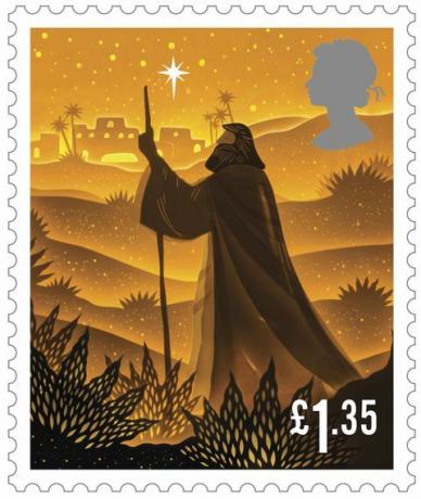 Odsłonięcie znaczków Royal Mail Christmas 2019