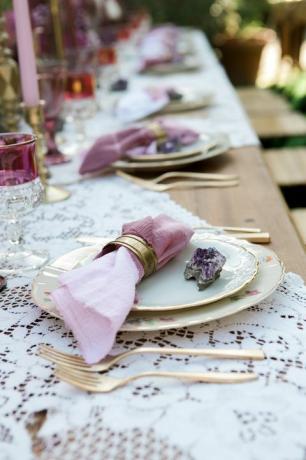 Staltiesė, indai, violetinė, serviravimo reikmenys, rožinė, levanda, patalynė, stalo įrankiai, violetinė, servetėlė, 