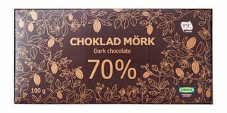 choklad mork 70% recall ikea