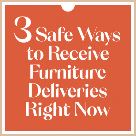 3 formas seguras de recibir entregas de muebles ahora mismo