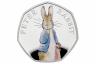 Peter Rabbit 50p mynt er utgitt av Royal Mint